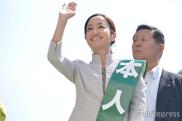 斉藤れいな /写真:5月21日街頭演説会にて撮影 (C)モデルプレス