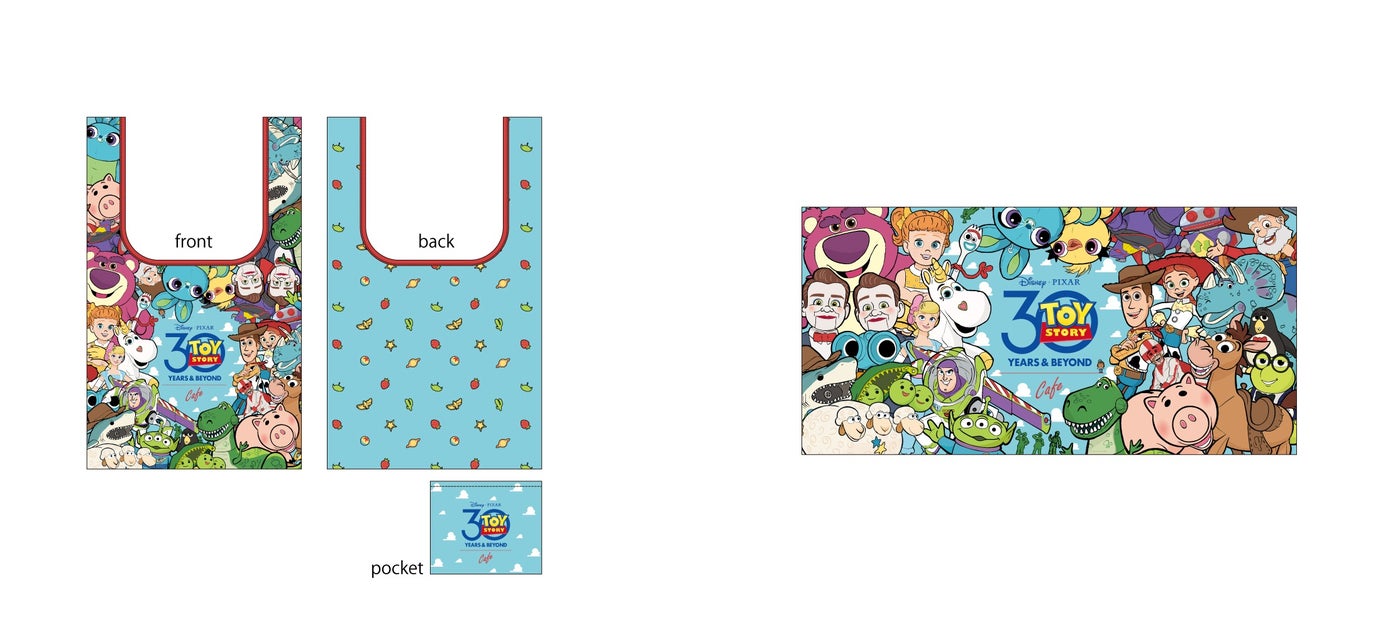 エコバッグ税込2,750円、バスタオル税込4,400円（C）Disney/Pixar （C）Just Play,LLC Mr.Potato Head &amp; Mrs. Potato Head are trademarks of Hasbro used with permission.  （C）Hasbro. All Rights Reserved.