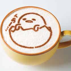 ぐでらてアート(カフェらて・チョコらて・抹茶らて)各550円(税抜)(C)1996, 2013,2018 SANRIO CO., LTD. APPROVAL NO.S584328