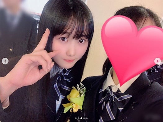 本田望結、中学卒業を報告 制服姿公開
