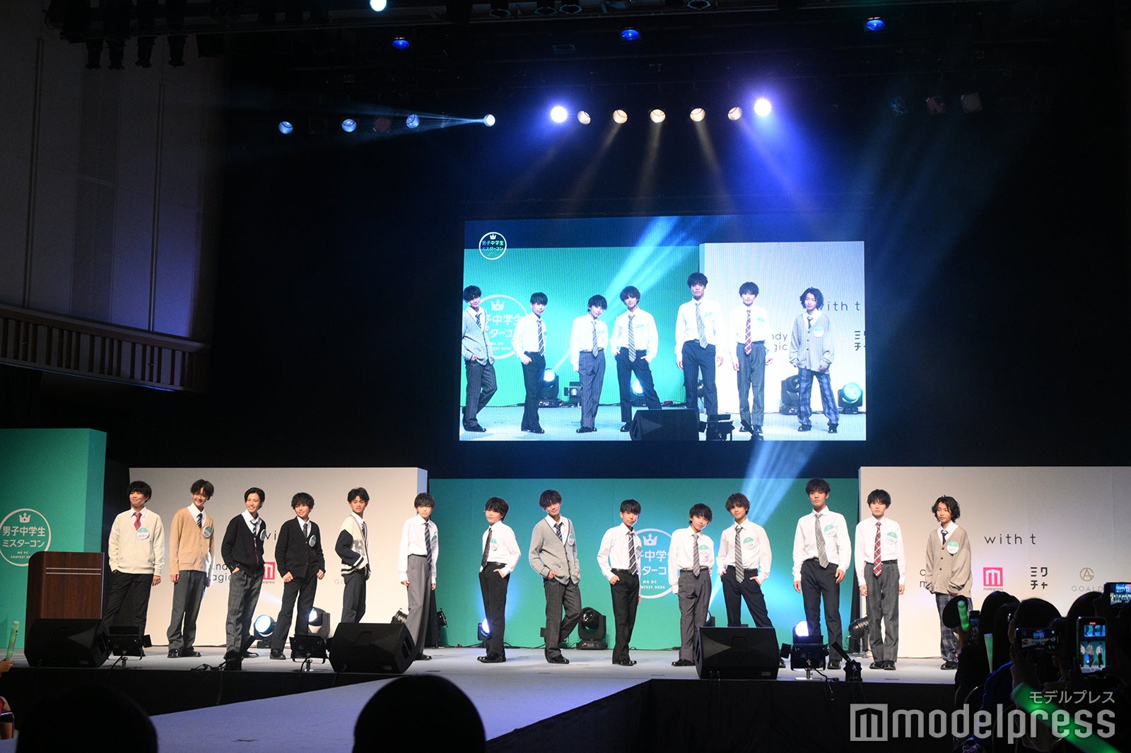 「男子中学生ミスターコン2024」ファイナル審査の様子（C）モデルプレス