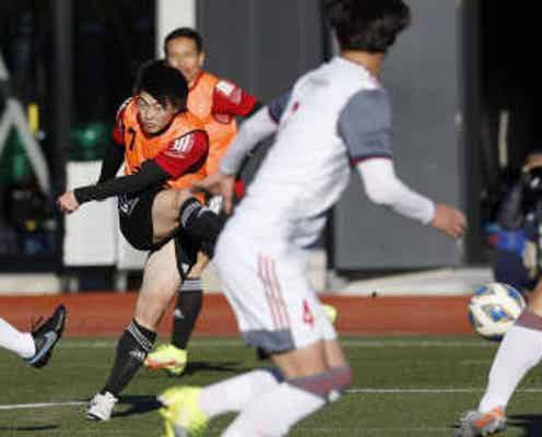 W杯代表候補、大学生に7―0 合宿最終日、鹿島の上田3得点