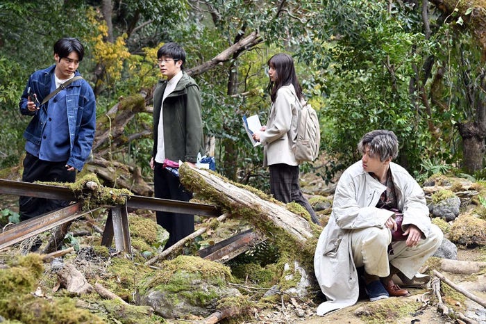 赤楚衛二、井之脇海、上白石萌歌、山田裕貴「ペンディングトレイン―8時23分、明日 君と」第2話より(C)TBS