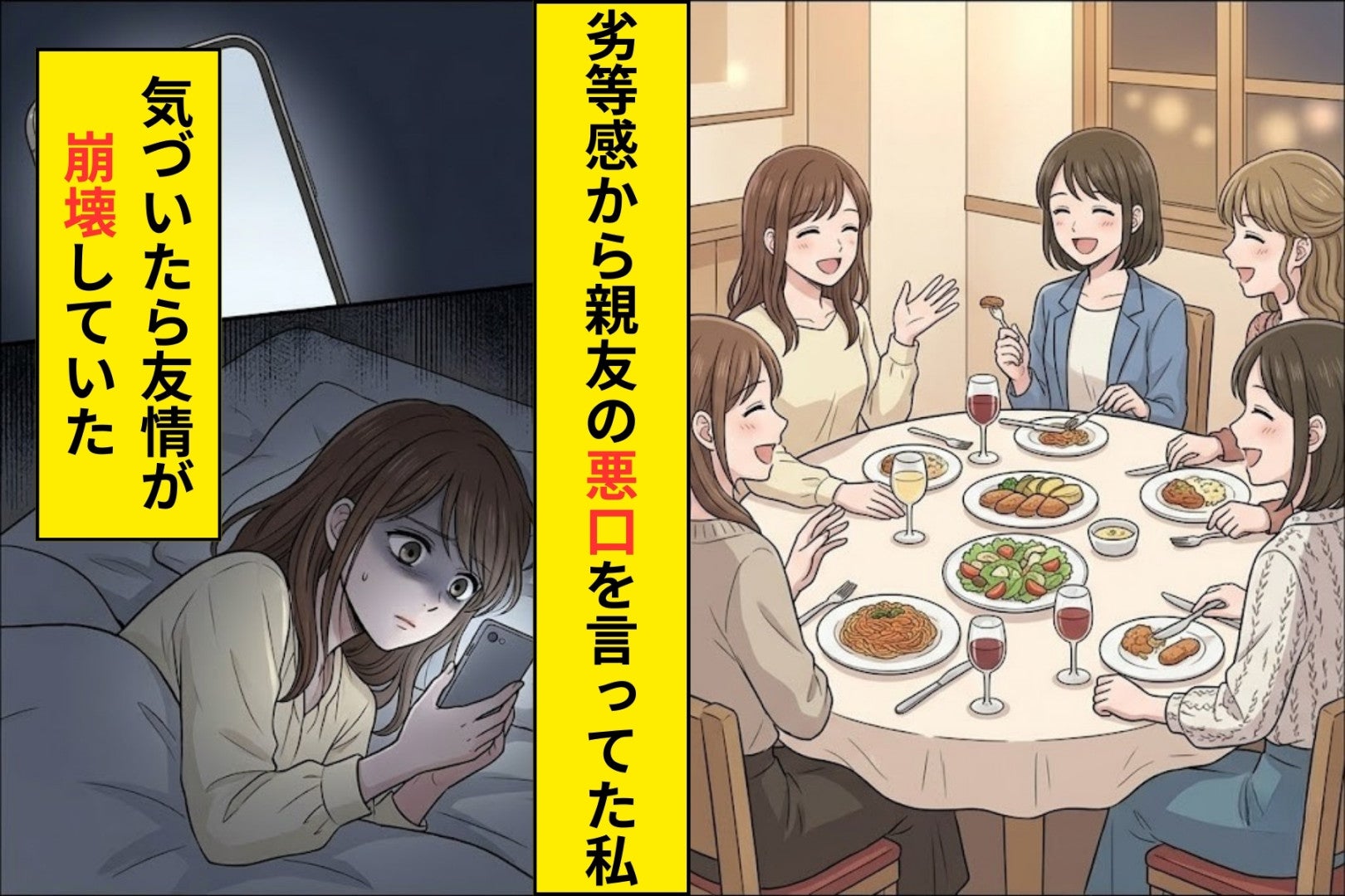 親友の悪口を楽しんで広めていた私が、廊下で目が合った瞬間に気づいた「取り返しのつかないこと」