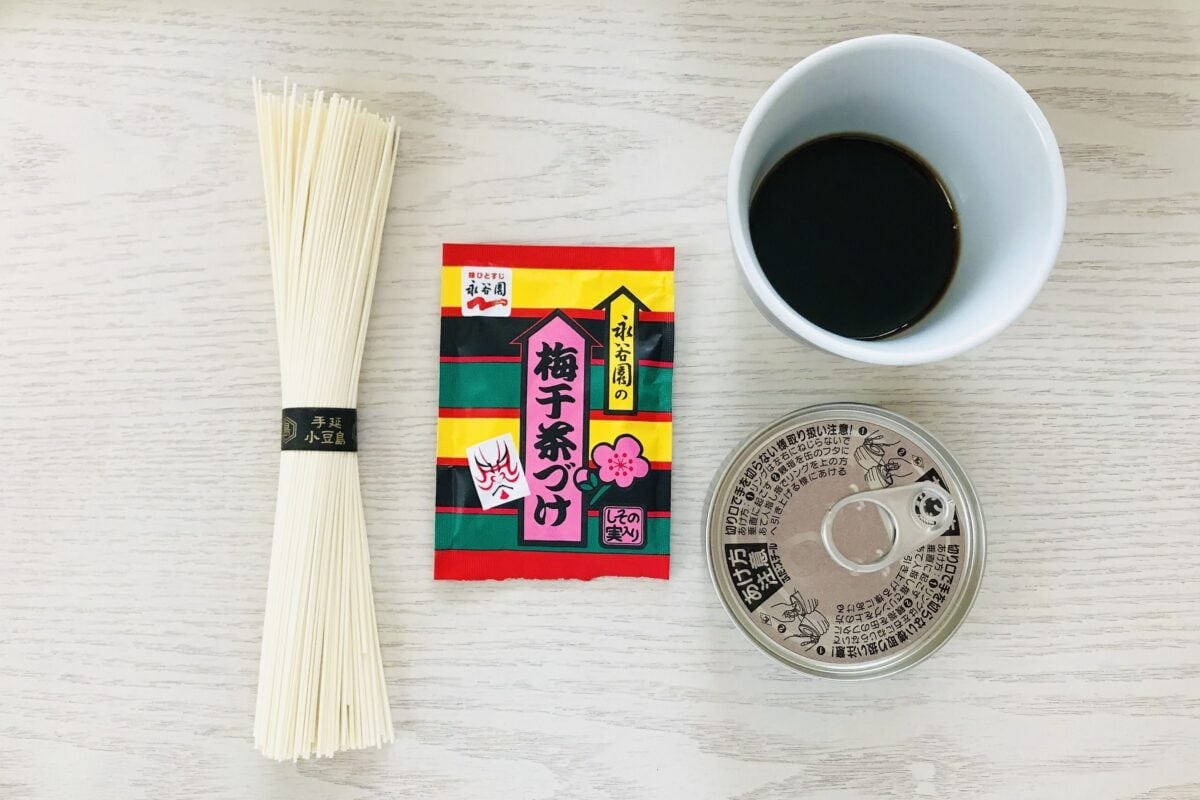 お茶漬けそうめん