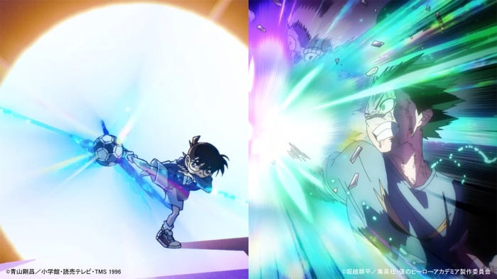 「名探偵コナン」(C)青山剛昌/小学館・読売テレビ・TMS 1996「僕のヒーローアカデミア」(C)堀越耕平/集英社・僕のヒーローアカデミア製作委員会