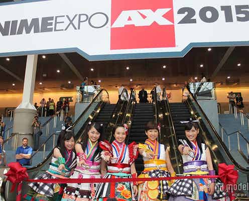 ももクロ、初のアメリカライブ えびぞりジャンプ披露でファン熱狂