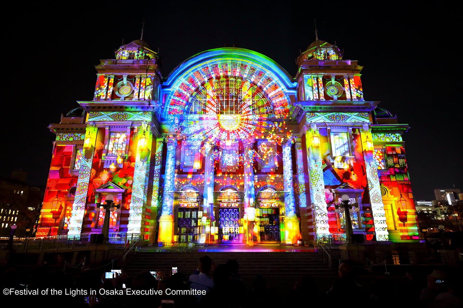 過去のイルミネーションの様子（C）大阪・光の饗宴実行委員会