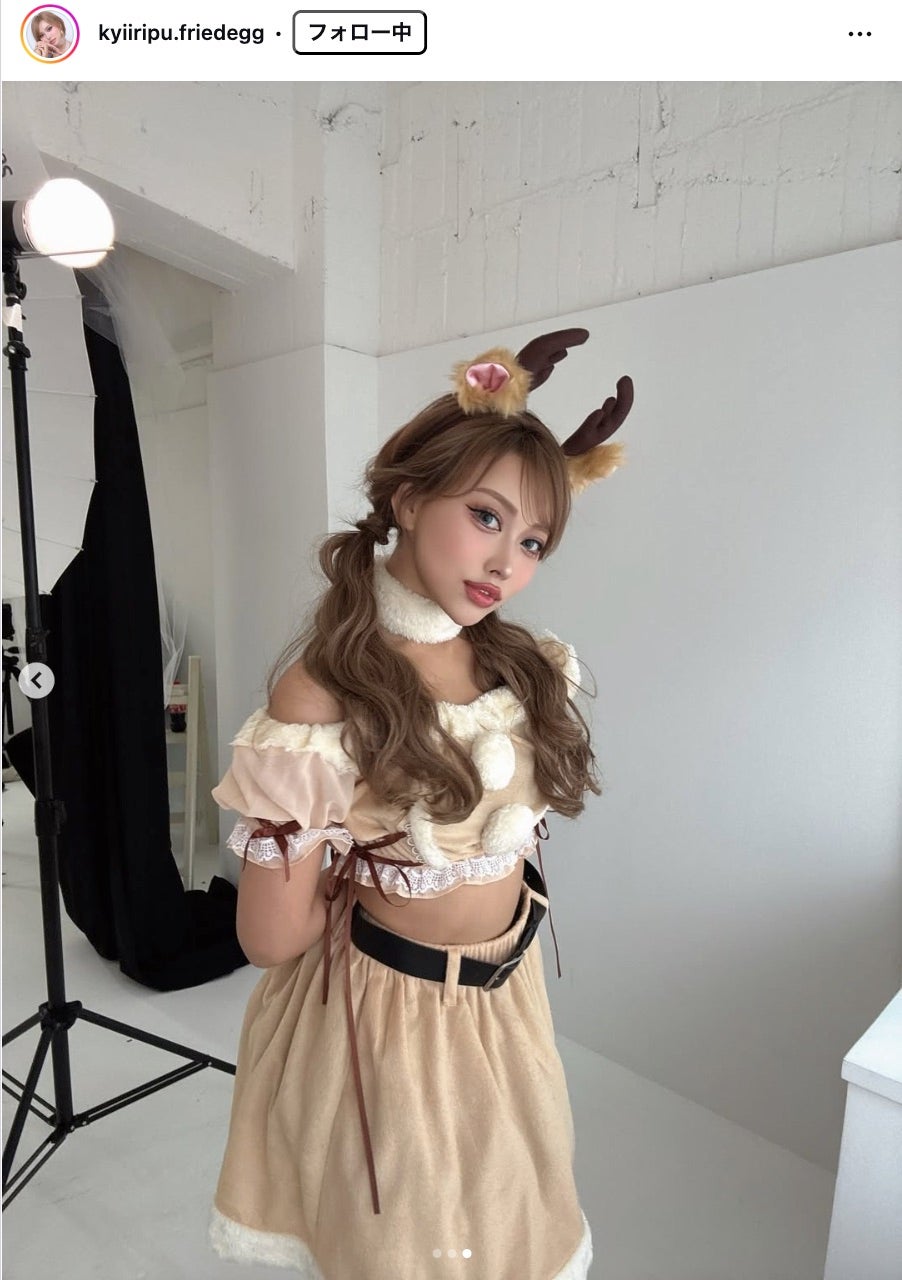 きぃぃりぷ（鈴木綺麗）Instagramより