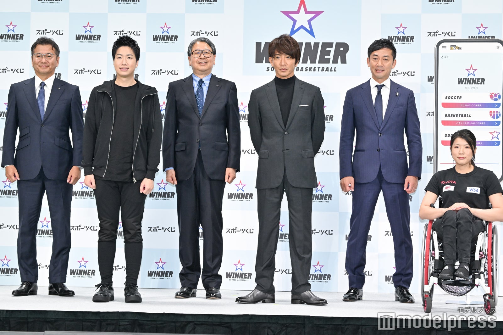 水谷隼、木村拓哉、村岡桃佳 （C）モデルプレス