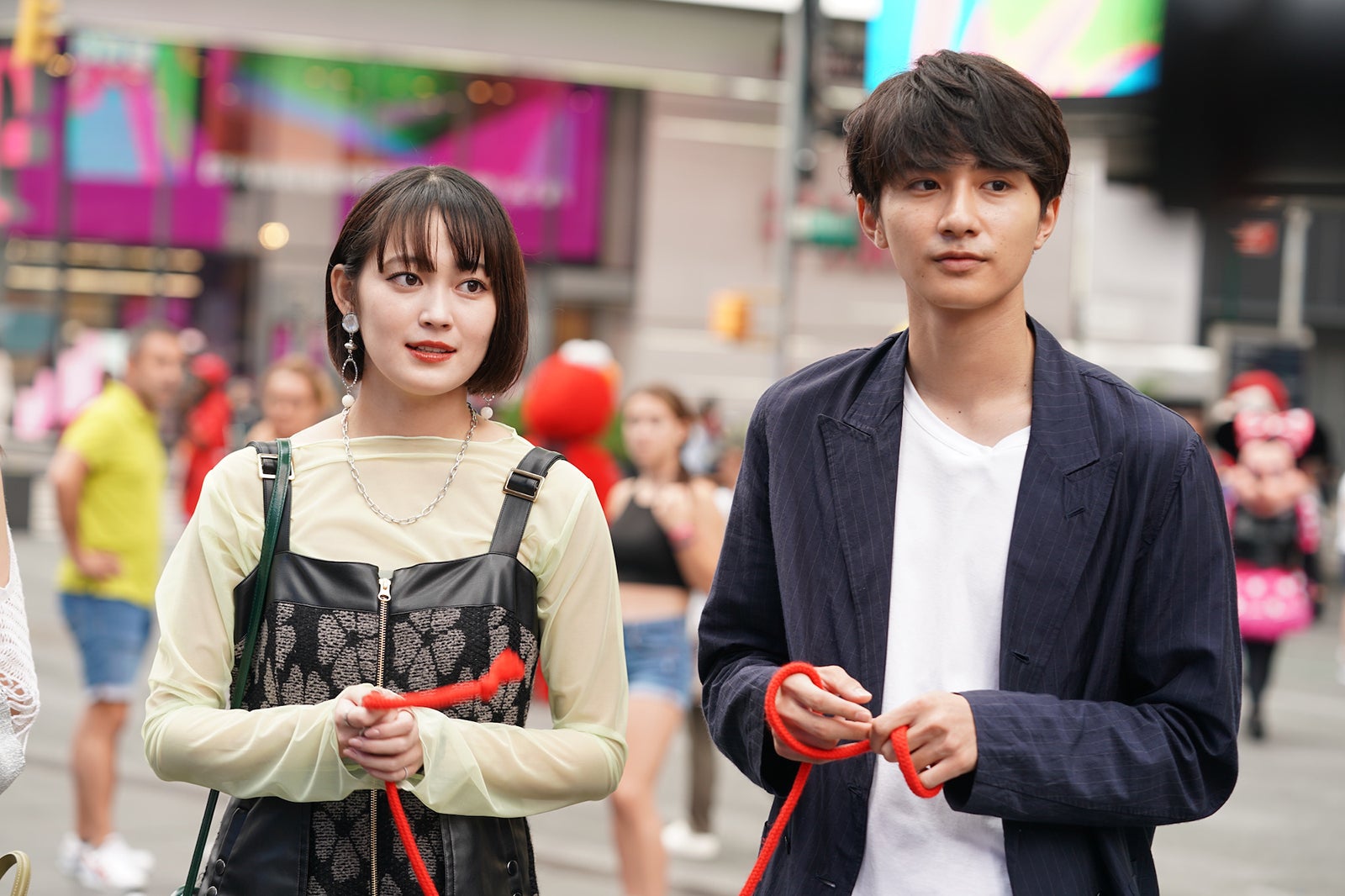 吉本実憂、高橋大翔「恋愛ドラマな恋がしたい in NEW YORK」第1話（C）AbemaTV, Inc.