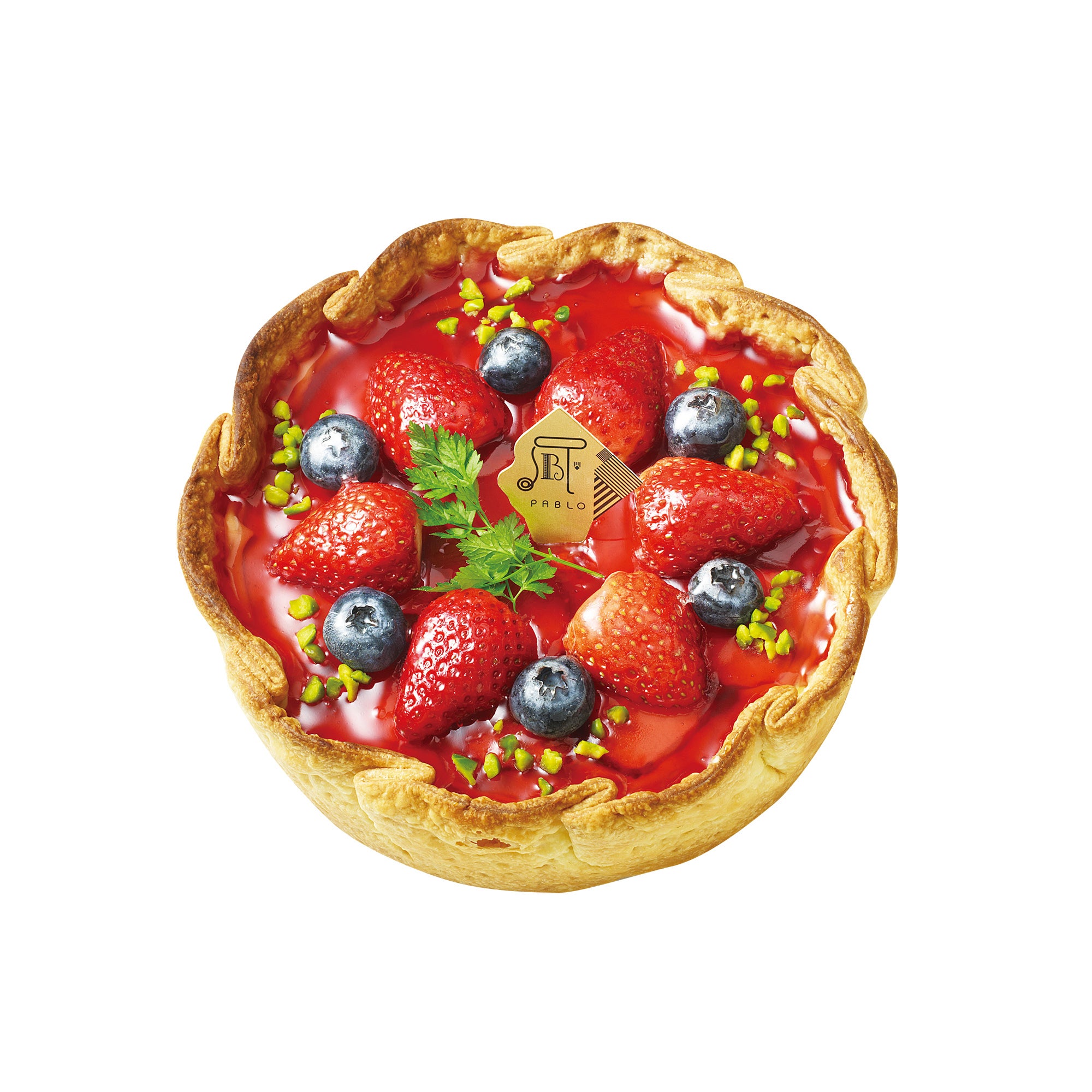 いちごとピスタチオのチーズタルト／画像提供： PABLO（パブロ）