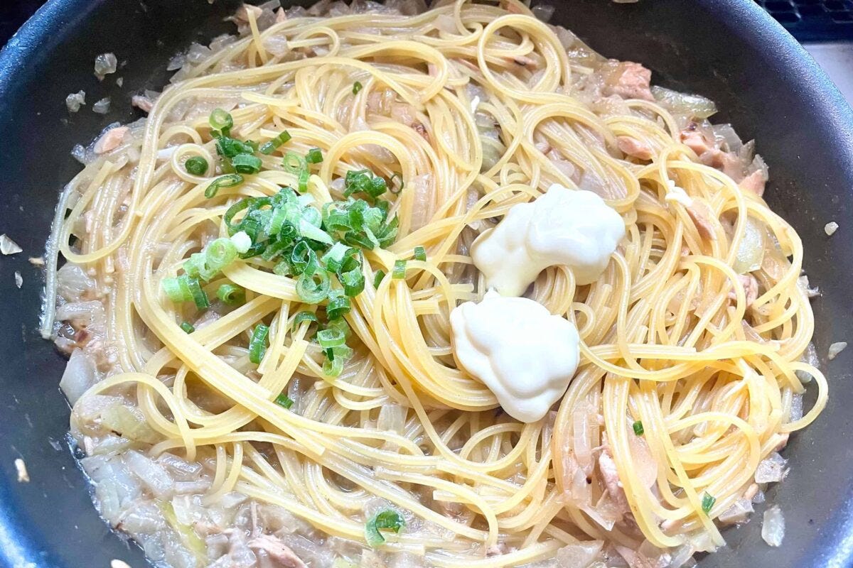 簡単ツナパスタ