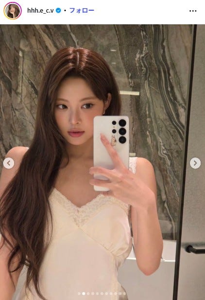 HONG EUNCHAE Instagramより