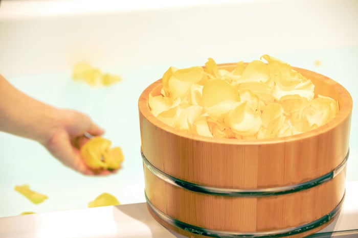 黄色いお花見ステイ／画像提供：星野リゾート