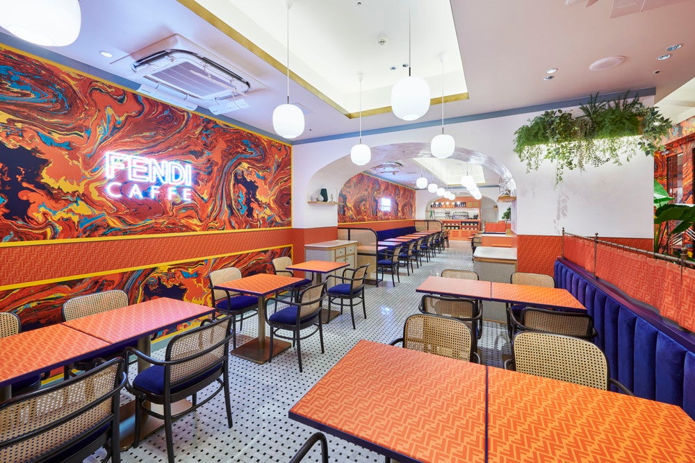 フェンディ カフェ バイ アニヴェルセル／画像提供：フェンディ ジャパン