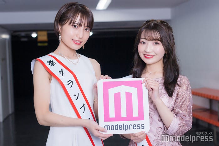 「ミスオブミス2023」準グランプリ/左から:遠藤奈子、木戸結菜(C)モデルプレス