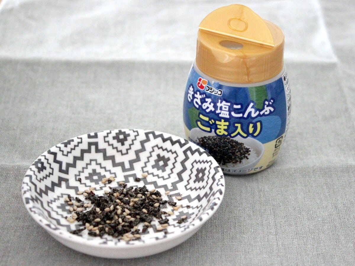 昆布と白ごまのバランスもこだわりポイント