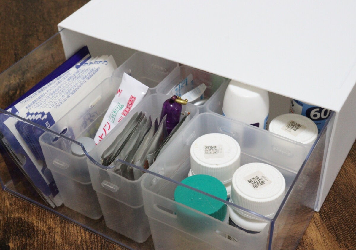 大きめサイズでたっぷり収納できる！使い勝手抜群な100均の優秀引き出し