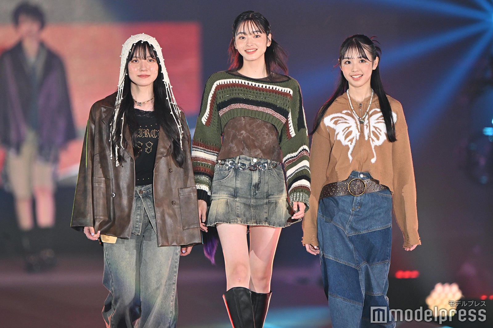 林美澪、滝口芽里衣、宮迫翠月「Seventeen」ステージ（C）モデルプレス