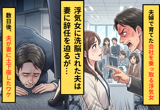 たった1年で…私の夫と10年育てた会社を奪った女 。しかし、あえて“泳がせた”結果⇒2人が地獄を見た話