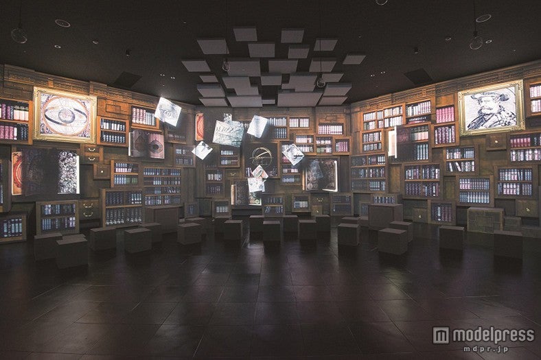 はじまりの部屋、書棚／画像提供：東京ドーム