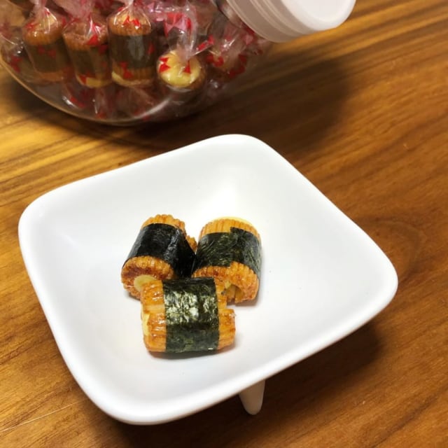 コストコのおつまみチーズ海苔巻き