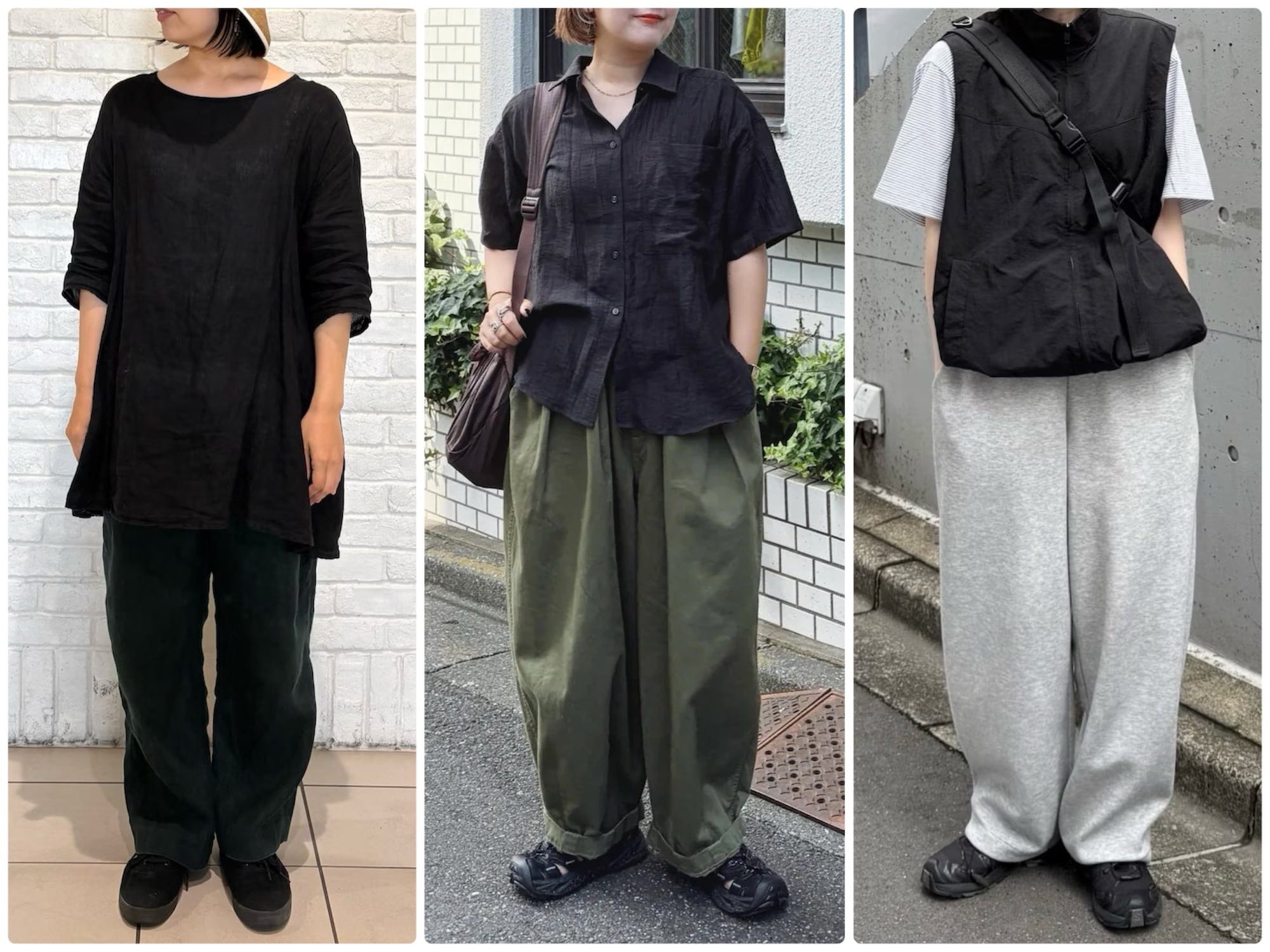 無印良品では、ユニセックスで着られる優秀なシンプルアイテムがそろいます