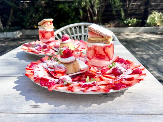 LOAFCAFE　いちごプレート　横