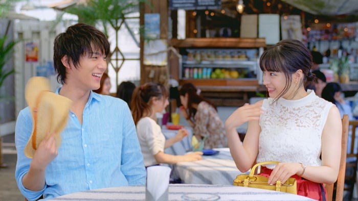 中川大志、広瀬すず/新TVCMより(提供画像)