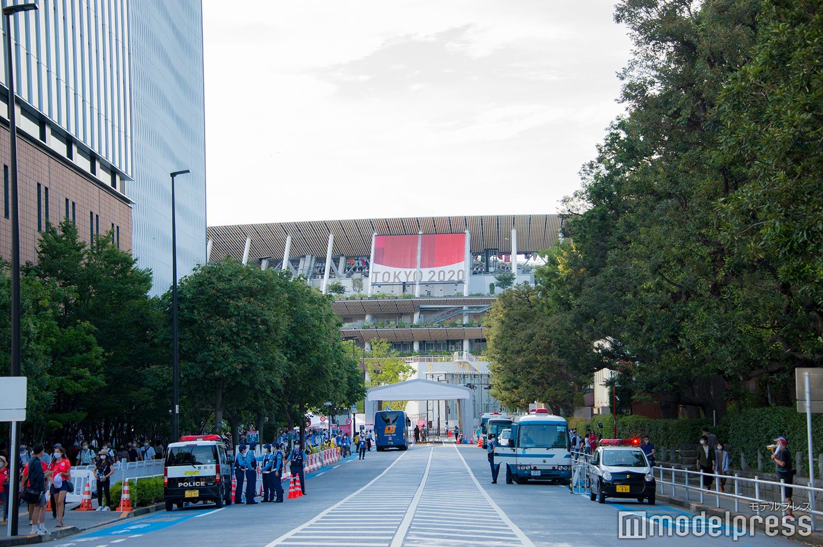 国立競技場付近の様子（C）モデルプレス