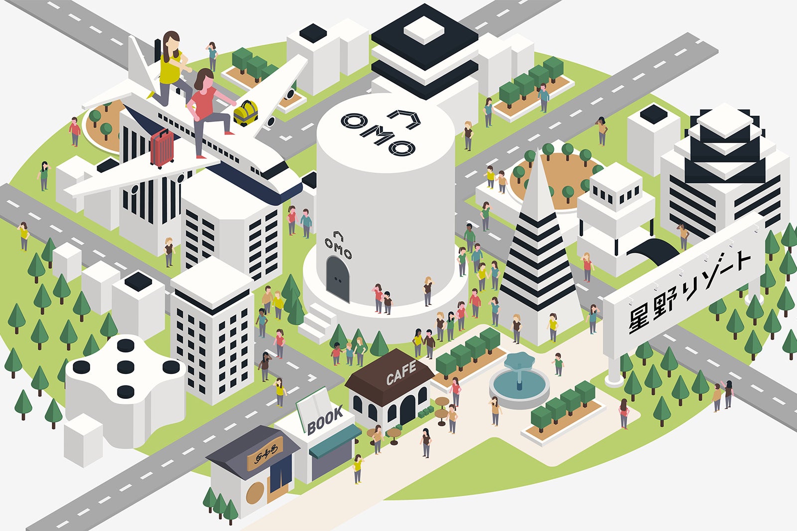 OMOブランドイメージ／画像提供：星野リゾート