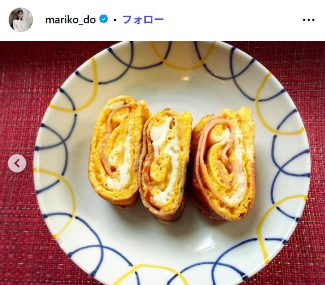 堂真理子アナInstagramより