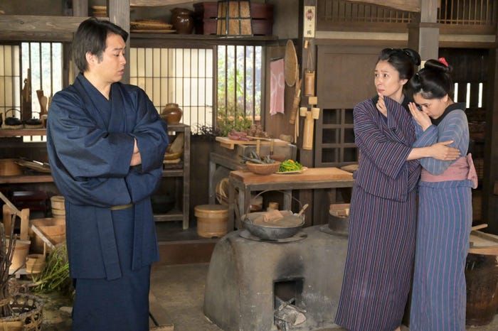 三浦貴大、水野美紀、早坂美海「風、薫る」第11話(C)NHK