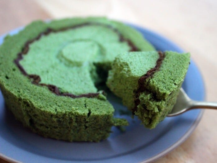 甘さ控えめで、抹茶の味わいが前面に感じられます