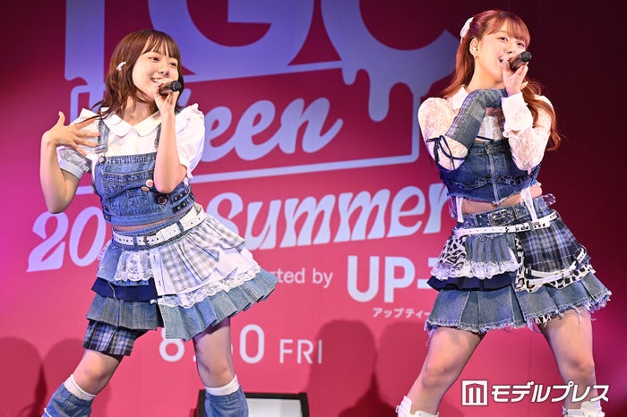むくえな、ミニスカ姿でキュートにダンス 可憐なダンスブレイクも【TGC teen 2024 Summer】