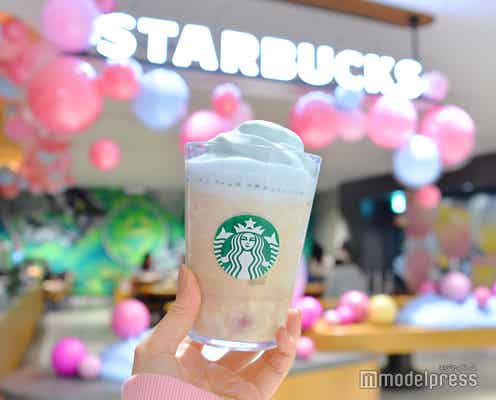 スタバ新作「春空 ミルクコーヒー フラペチーノ」史上初の味が変わる限定フラペを体験!<試飲レポ>