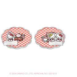 ストローチャーム(ランダム4種)税込660円、アクリルスタンドコースター(全2種)税込1,210円、マグカップ税込2,200円(C)2024 SANRIO CO.,LTD.APPROVAL NO.L651619