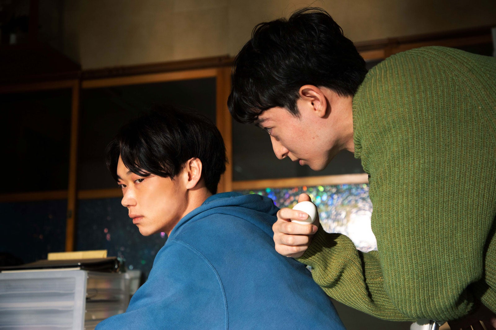 笠松将、濱正悟 「つながりたくて、嘘をつく2」メイキング（提供写真）