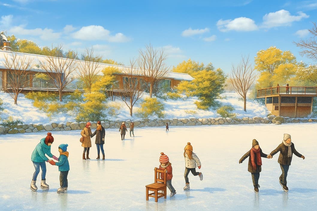 和歌山県初の冬スポット！ 道の駅 四季の郷公園にスケートリンクが誕生