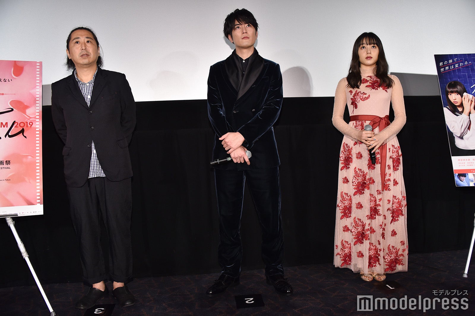 小林啓一監督、間宮祥太朗、桜井日奈子 （C）モデルプレス