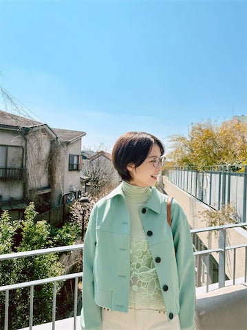 渡邊渚、春らしい爽やかミントカラーコーデを披露 29歳誕生日メッセージに感激