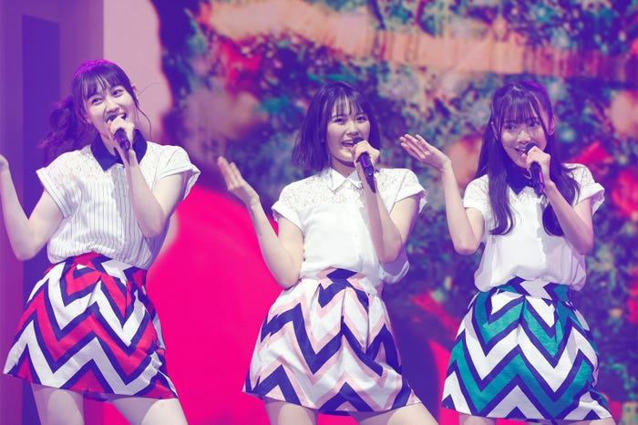 松尾美佑、清宮レイ、黒見明香/乃木坂46・4期生「乃木坂46 4期生ライブ2020」(提供写真)
