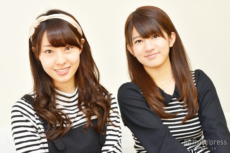 藤江れいな（左）、竹内美宥（右）