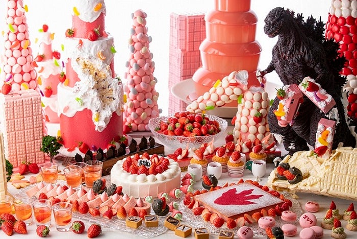 ストロベリーランチブッフェ「イチ・ゴジラ」／TM＆（C）TOHO CO., LTD.