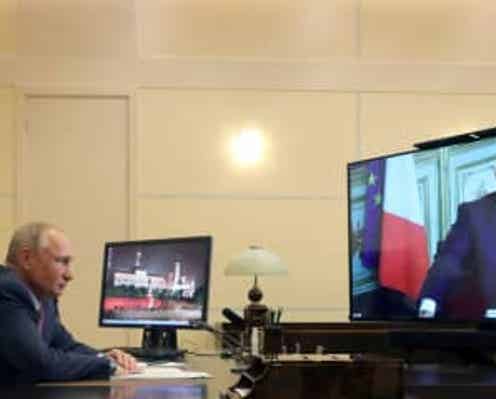 ロ大統領、ウクライナ巡り「緊迫化望まず」 仏大統領と電話会談
