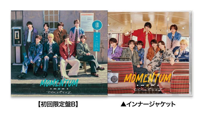 timelesz「MOMENTUM」初回限定盤Bジャケット写真(提供写真)