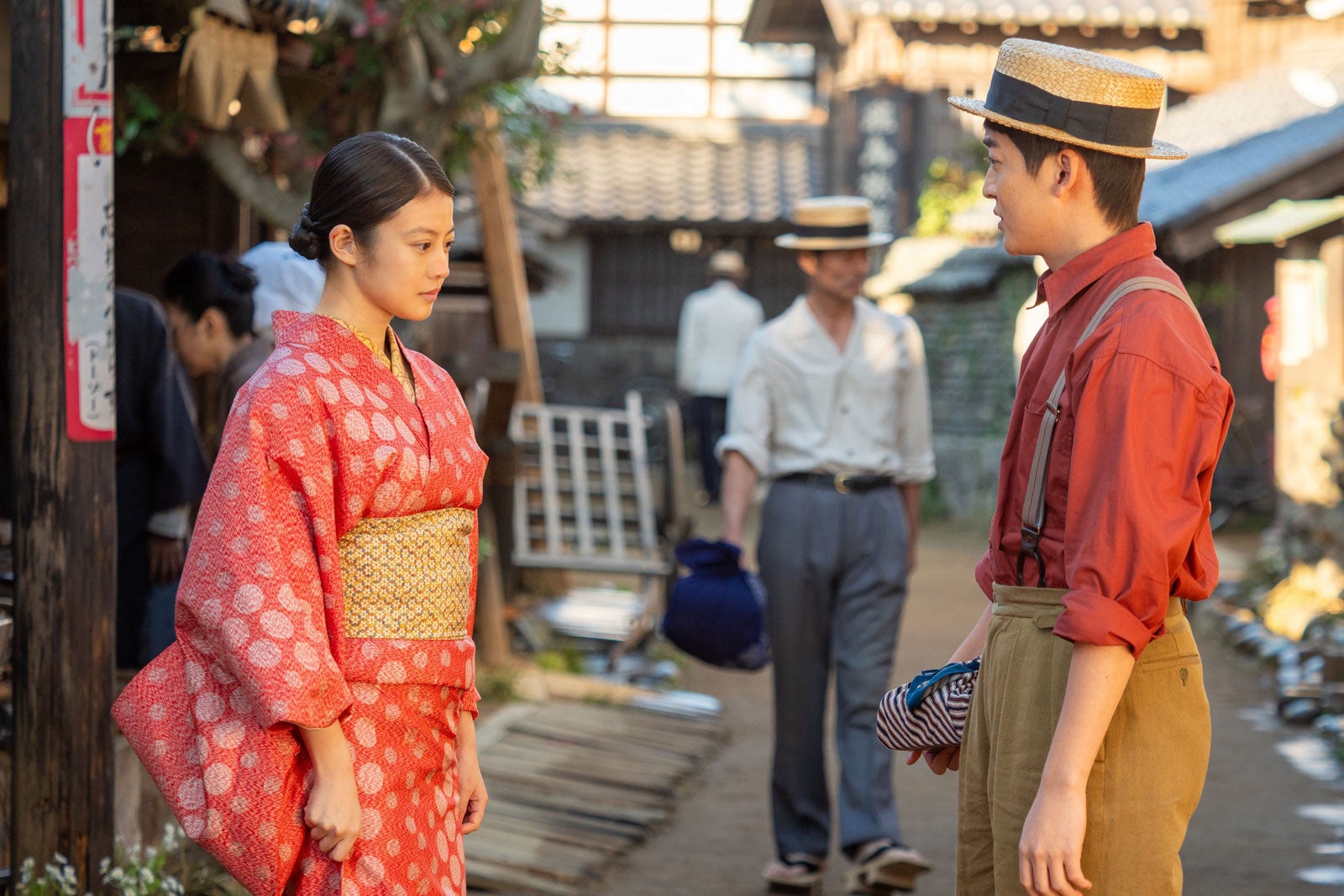 今田美桜、高橋文哉「あんぱん」第34話（C）NHK