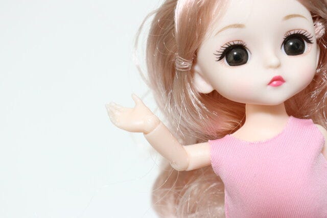 ダイソーの着せ替えゆきちゃん（ウェーブ）の関節