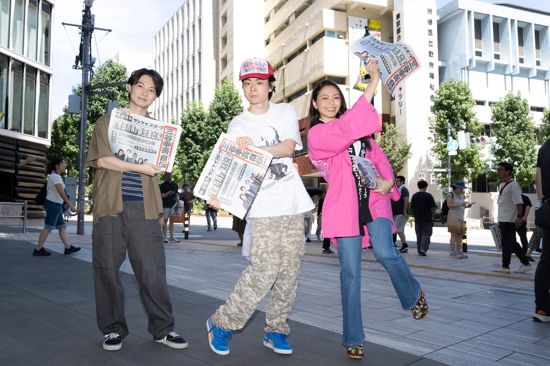 神木隆之介、菅田将暉、二階堂ふみ（C）フジテレビ